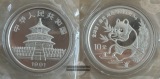 China  10 Yuan 1991 Panda   FM-Frankfurt  Feinsilber: 31,1g