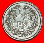 Ⰶ WUCHERND LÖWE (1909-1940): NIEDERLANDE ~ 1/2 CENT 1936! W...