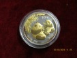 10 Yuan China Panda 2006 - 1 oz Silber 999er Silber teilvergoldet