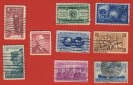 USA 1955 9 Marken aus 1955 gestempelt