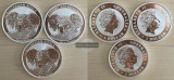 Australien, 3x 1 Dollar  2014 Koala FM-Frankfurt  Feingewicht:...