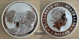 Australien, 1 Dollar  2014 Koala FM-Frankfurt  Feingewicht: 31g