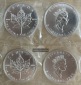 Kanada. 2x 5 Dollar 1999 Maple Leaf   FM-Frankfurt    Feinsilb...