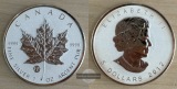 Kanada.  5 Dollar 2012 Maple Leaf   FM-Frankfurt    Feinsilber...