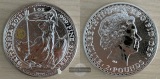 Großbritannien 2 Pounds 2015 Britannia  FM-Frankfurt  Feinsil...