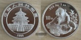 China  10 Yuan 1998  Panda   FM-Frankfurt  Feinsilber: 31,1g