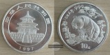 China  10 Yuan 1997  Panda   FM-Frankfurt  Feinsilber: 31,1g