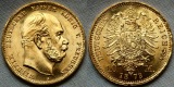 Preußen 10 Mark 1873 A Wilhelm I. GOLD in f. St !! Top-Stück !!