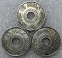 Palästina / Britisches Mandat --- 10 Mils 1927 , 1937 und 1940