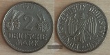 BRD  2 DM 1951 - Prägestätte F   FM-Frankfurt  Kupfer/Nickel