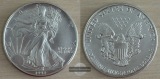 USA, 1 Dollar  1992  Walking Liberty     FM-Frankfurt Feinsilb...