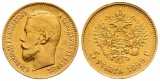 3,87 g Feingold. Zar Nikolaus II. (1894 - 1917)