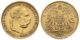 3,05 g Feingold. Franz Joseph I. (1848 - 1916)