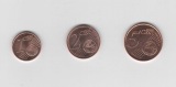 1 ,2 und 5 Cent Frankreich 1999 Unzirkuliert  ( A006)