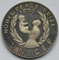 Silbermedaille 20 Jahre Unicef 1966, selten, 18,3 g Feinsilber