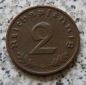 Drittes Reich 2 Reichspfennig 1937 G