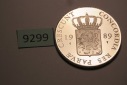 9299 Niederlande   1989 - silver Dukat -  Utrecht -  28,25 g S...