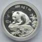 China: Silberunze Panda 1999