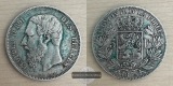 Belgien  5 Francs   1874 Leopold II  FM-Frankfurt Feinsilber: ...