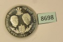 8698  Guernsey 1981 - 25 pence - Hochzeit Charles + Diana - 28...