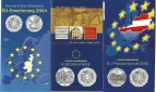 SZAIVERT 2. REPUBLIK ÖSTERREICH 5 EURO 2004 2005 2006 EUROPÄ...