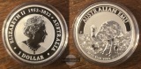 Australien  1 Dollar 2023 Emu  FM-Frankfurt  Feinsilber: 31,1g