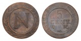 Frankreich; Kleinmünze, 5 Cent. 1808