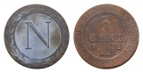 Frankreich; Kleinmünze, 5 Cent. 1808