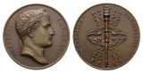 Frankreich spätere Prägung, Napoleon Bronzemedaille; 32,22 g...