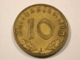 I9 3. Reich  10 Pfennig 1936 A in ss+  seltener!!   Originalbi...