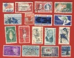 USA 1963 17 Marken aus 1963 kompl. Jahrgang gestempelt