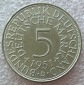 Deutschland ---  5 DM 1951 -D- * Heiermann * , Feinsilber 7g ,...