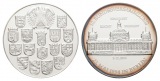 Berlin, 10. Bundesversammlung; Medaille 1994, 0,999 AG; 30 g, ...