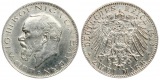 Bayern: Ludwig III., 2 Mark 1914 in Top-Erhaltung und etwas Pa...