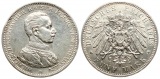 Preussen: Wilhelm II., 5 Mark 1913 A, Silber, hübsche Erhaltu...