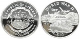 Liberia: 10 Dollars 1997, II. Weltkrieg, näheres unten!