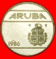 Ⰶ NIEDERLANDE (1986-2023):ARUBA★25 CENT 1986! BEATRIX (198...