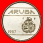 Ⰶ NIEDERLANDE (1986-2023):ARUBA★25 CENT 1987! BEATRIX (198...