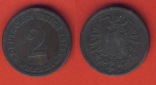 Kaiserreich 2 Pfennig 1873 D