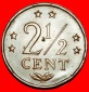 Ⰶ MIT ARUBA (1969-1978): NIEDERLANDE ANTILLEN ★ 2 1/2 CENT...