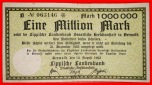 Ⰶ DIENSTSIEGEL: DEUTSCHLAND LIPPE ★ 1000000 MARK 1923 KNAC...