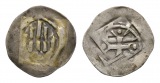 Mittelalter Pfennig; 0,55 g