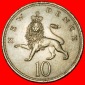 Ⰶ LÖWE (1968-1981): GROSSBRITANNIEN ★ 10 NEU PENCE 1970 u...