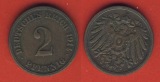 Kaiserreich 2 Pfennig 1914 E