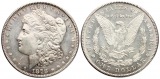 USA: 1 $ 1878 S, Morgan Dollar, 26,7 gr. 900er Silber in prach...