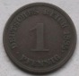 Kaiserreich: 1 Pfennig 1885 E