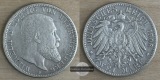 Deutsches Kaiserreich Württemberg, Wilhelm II 2 Mark 1906 F  ...