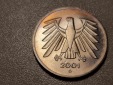 Deutschland 5 Mark 2001 G STG