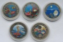 Palau: 5 x 1 Dollar Ozean