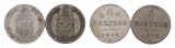 Österreich; 2x 6 Kreuzer 1849